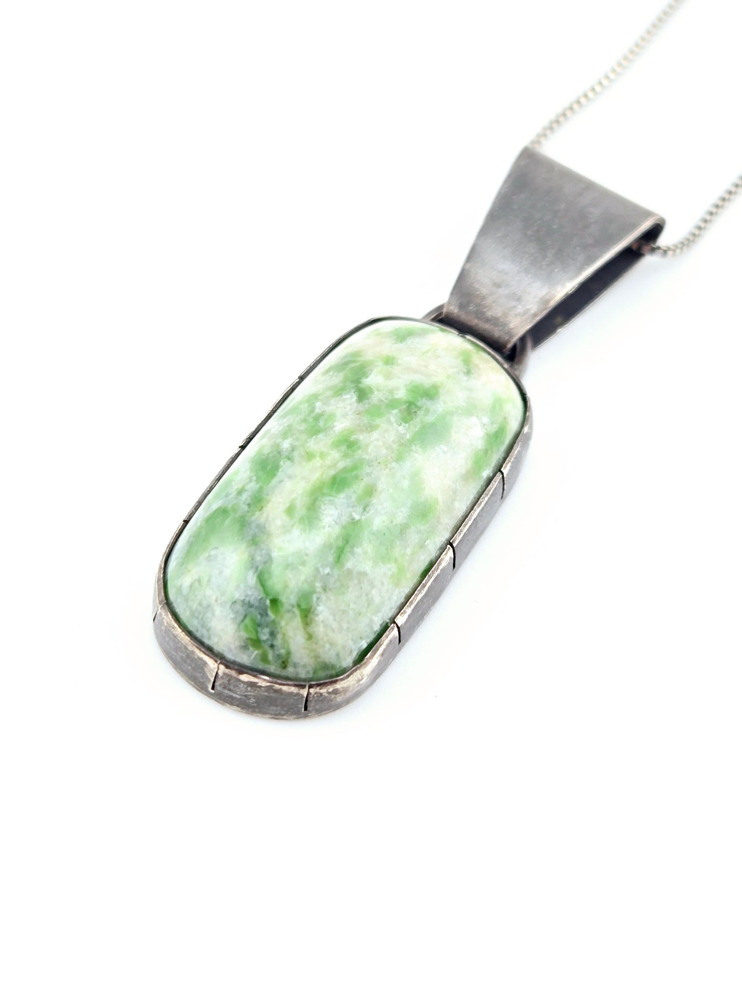 Self Collected & Handcut Vesuvianite Pendant
