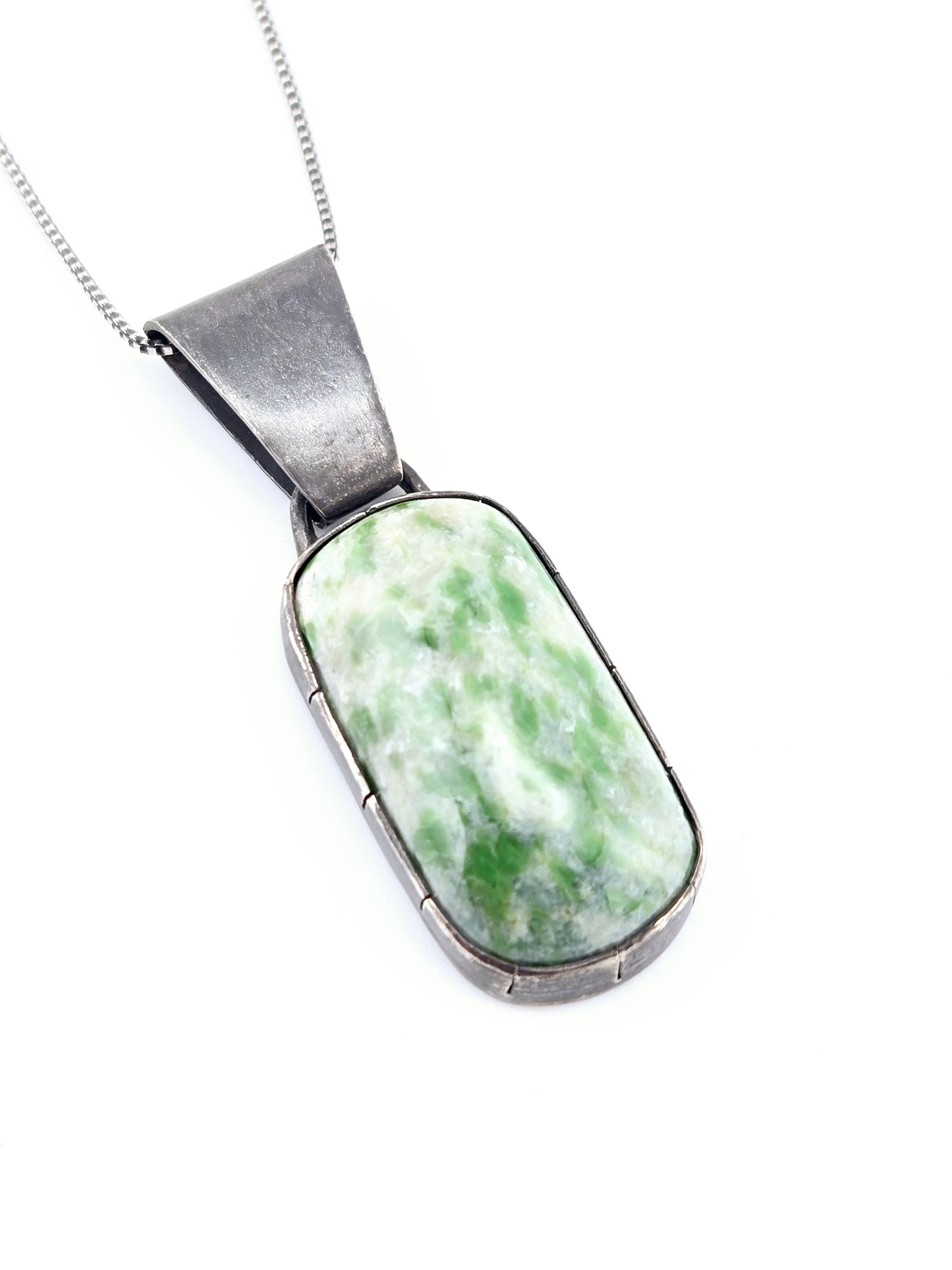 Self Collected & Handcut Vesuvianite Pendant
