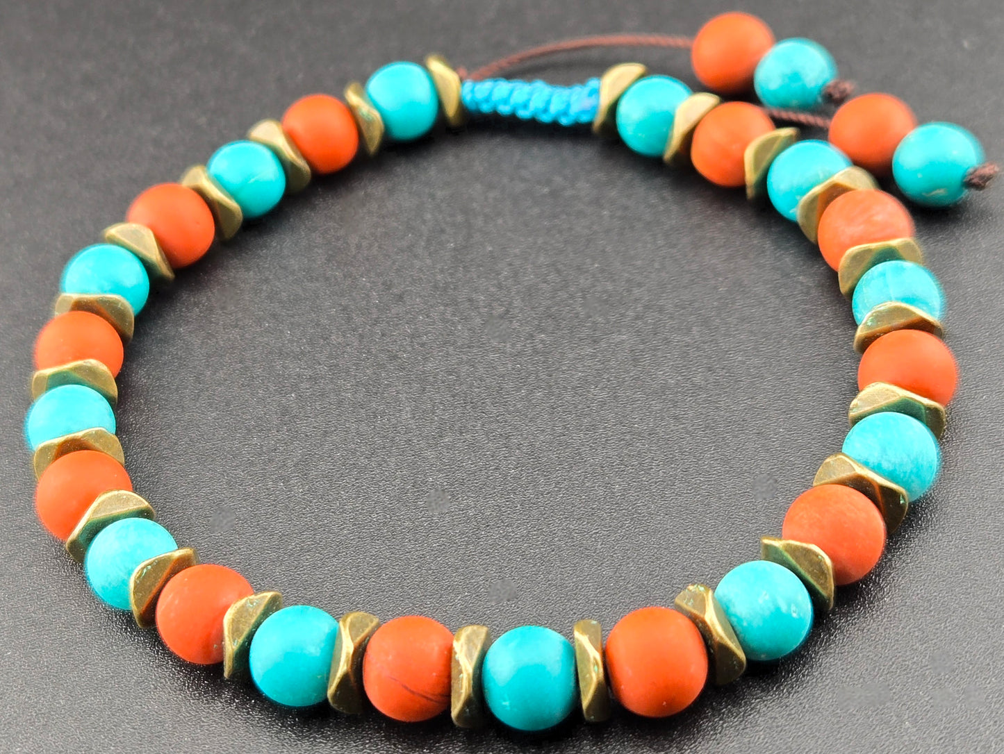 Gemstone Slip Knot Boho Stacking Bracelets