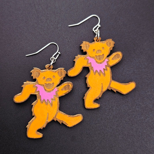 Dancing Bears (orange/pink)