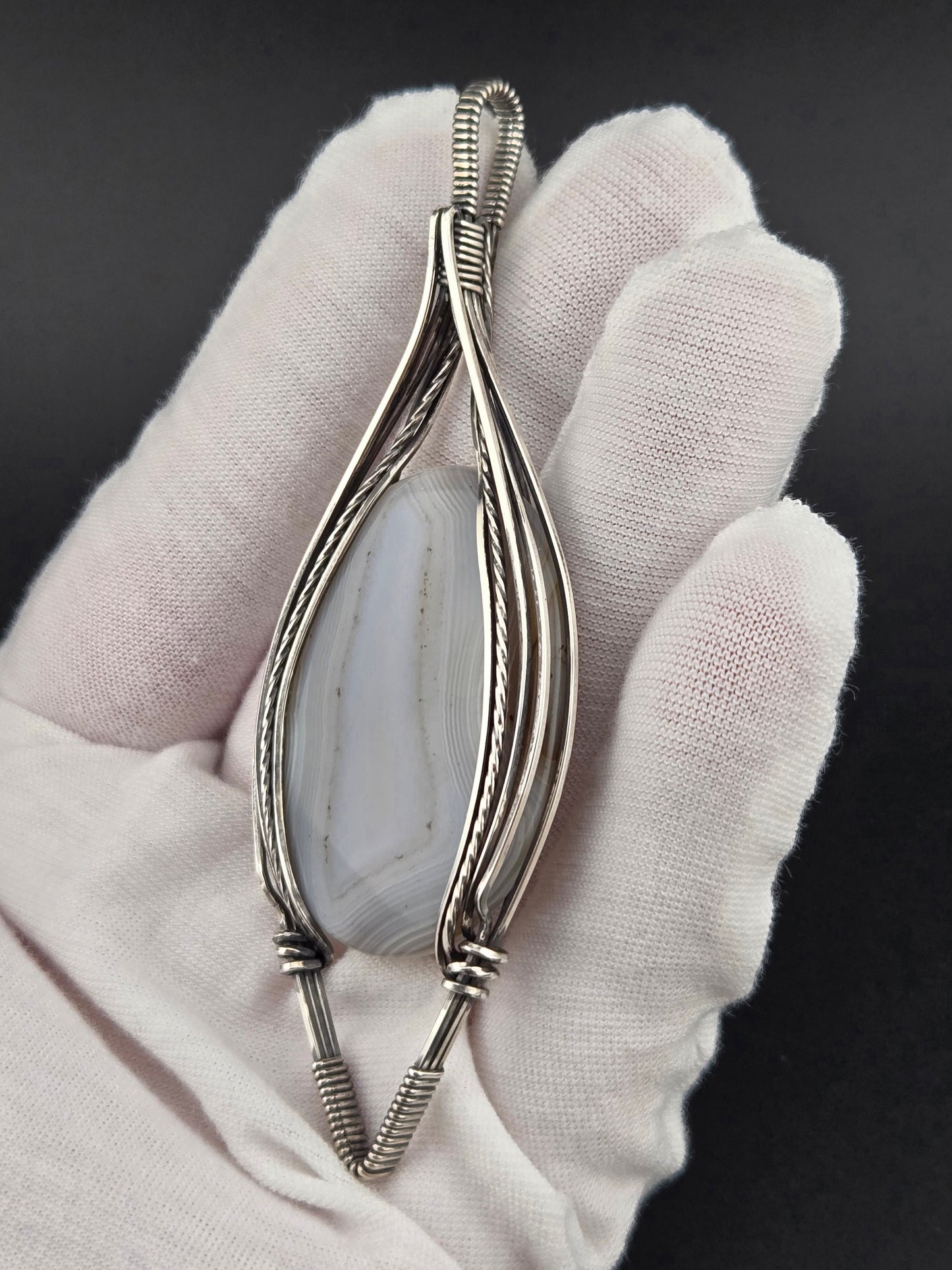 ThunderEgg Agate in .925 Sterling Silver