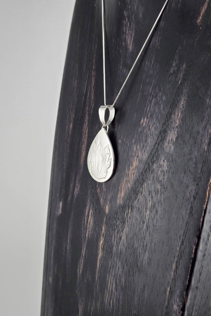 "Crystal Cluster" .999 Fine Silver Pendant