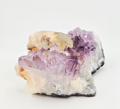 Brazilian Amethyst with UV Reactive Calcite Display Specimen