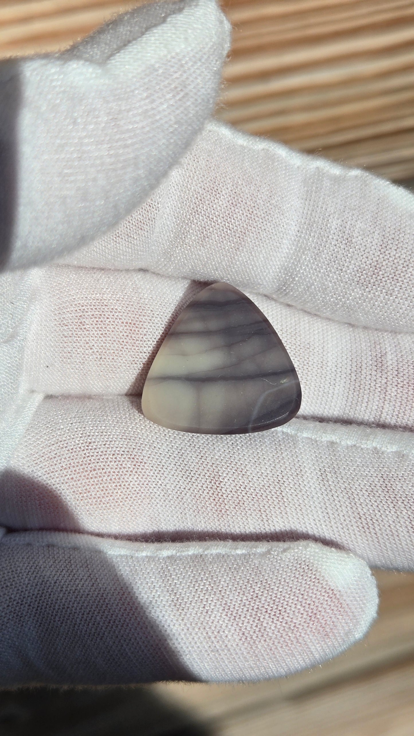 Hand Cut "Purple Rain" Cabochon