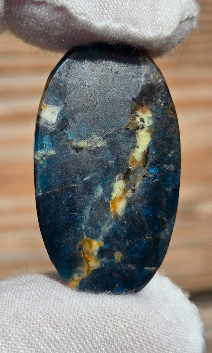 Hand Cut Apatite Cabochon