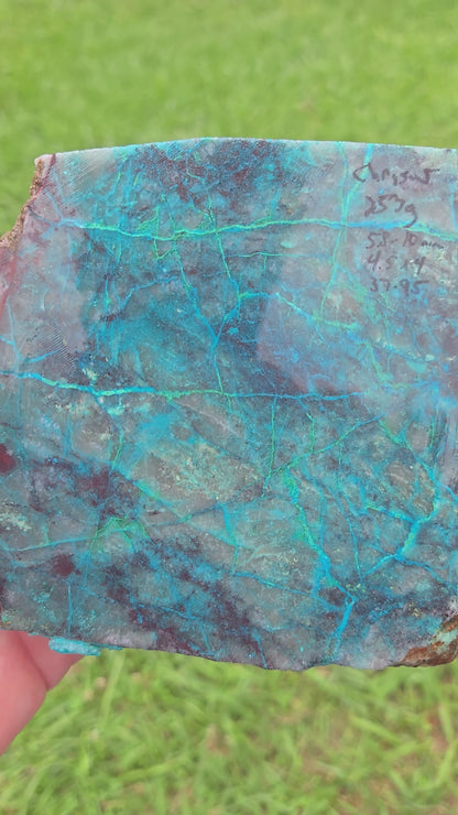 Chrysocolla Lapidary Slab