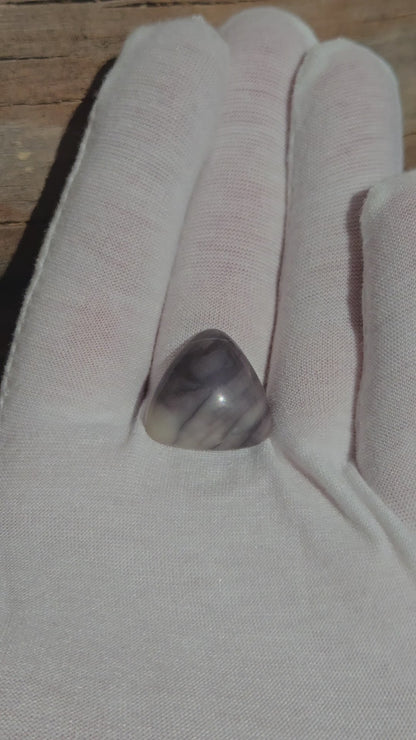 Hand Cut "Purple Rain" Cabochon