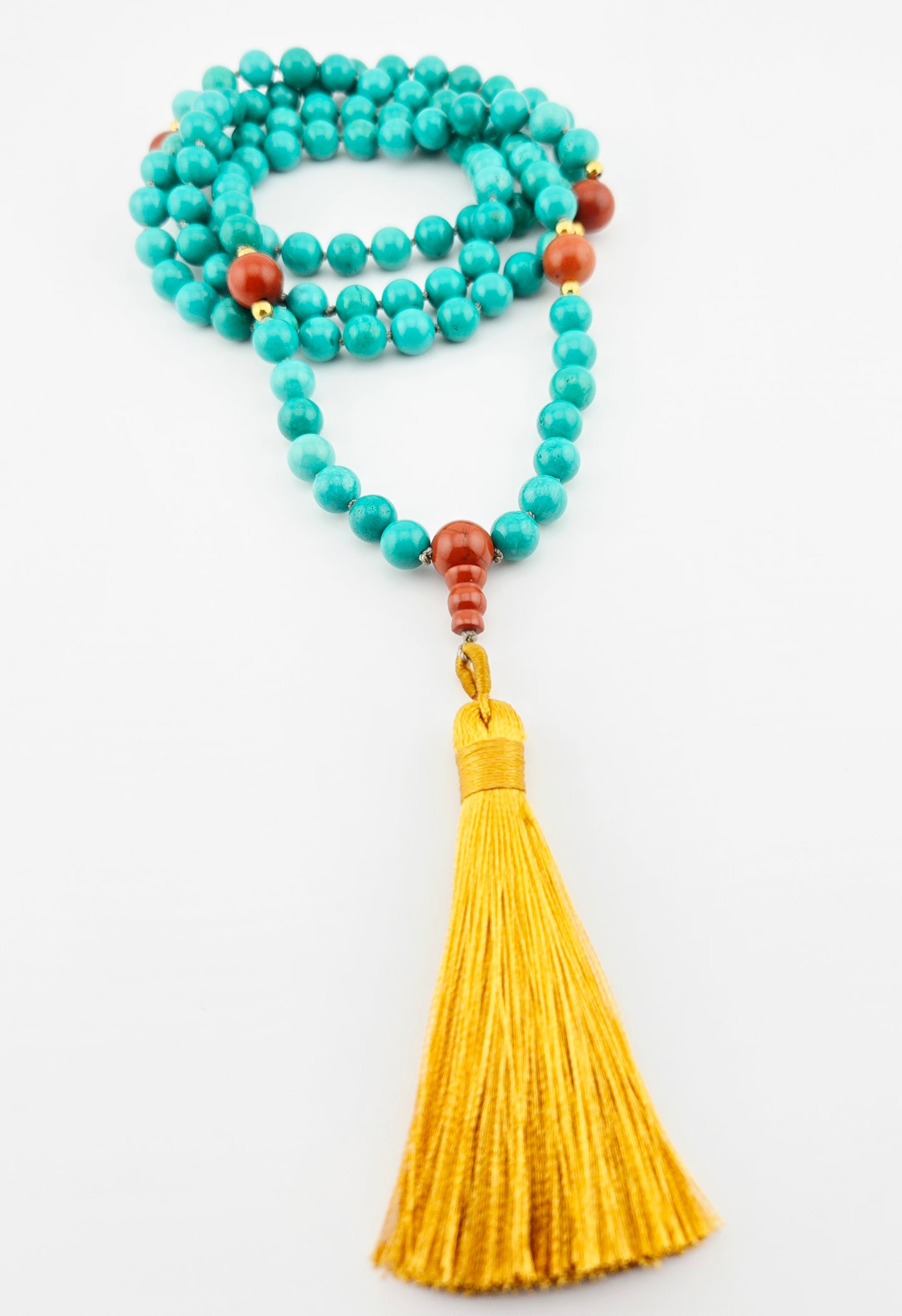 Handmade Howlite Mala Necklace