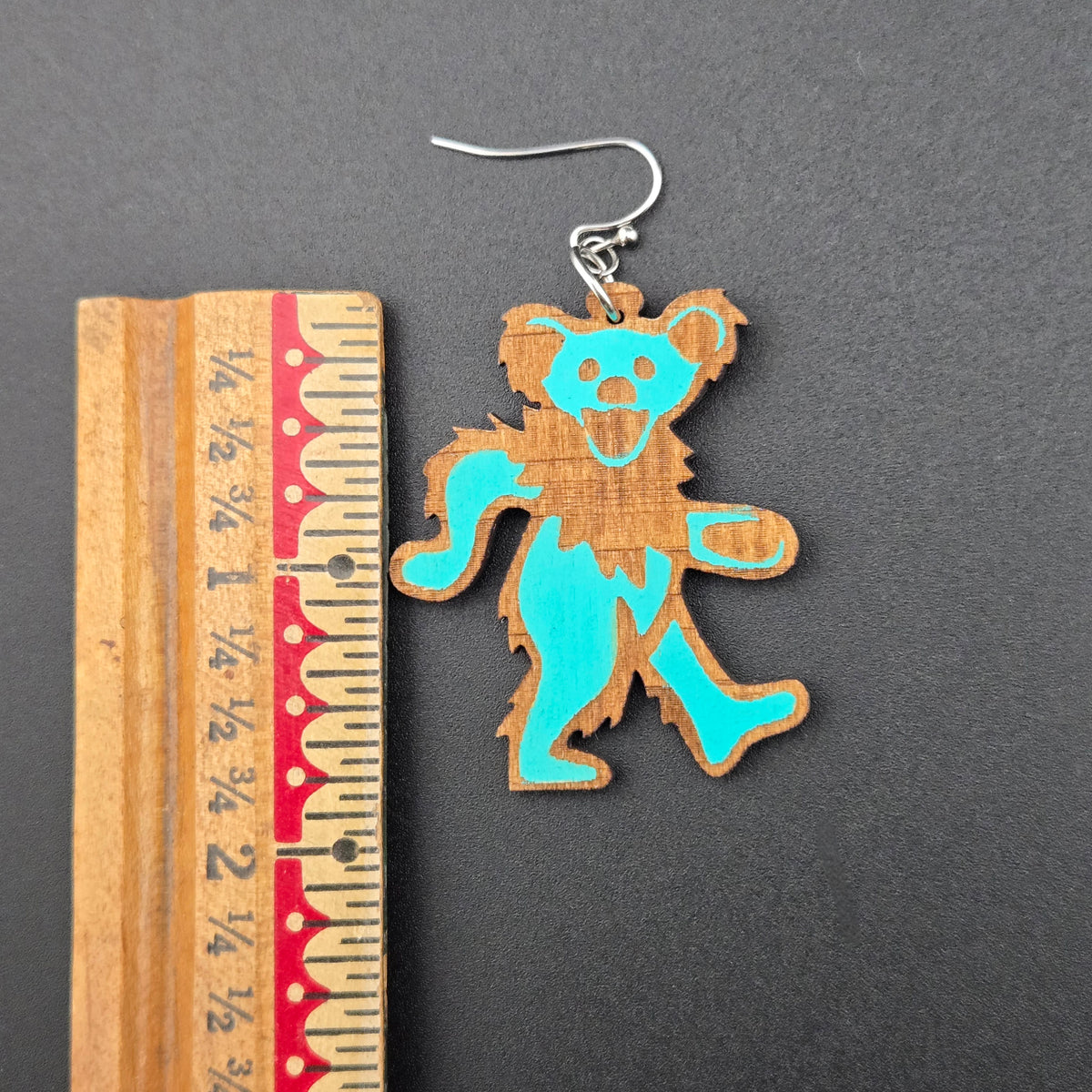 Dancing Bear (teal/yellow)