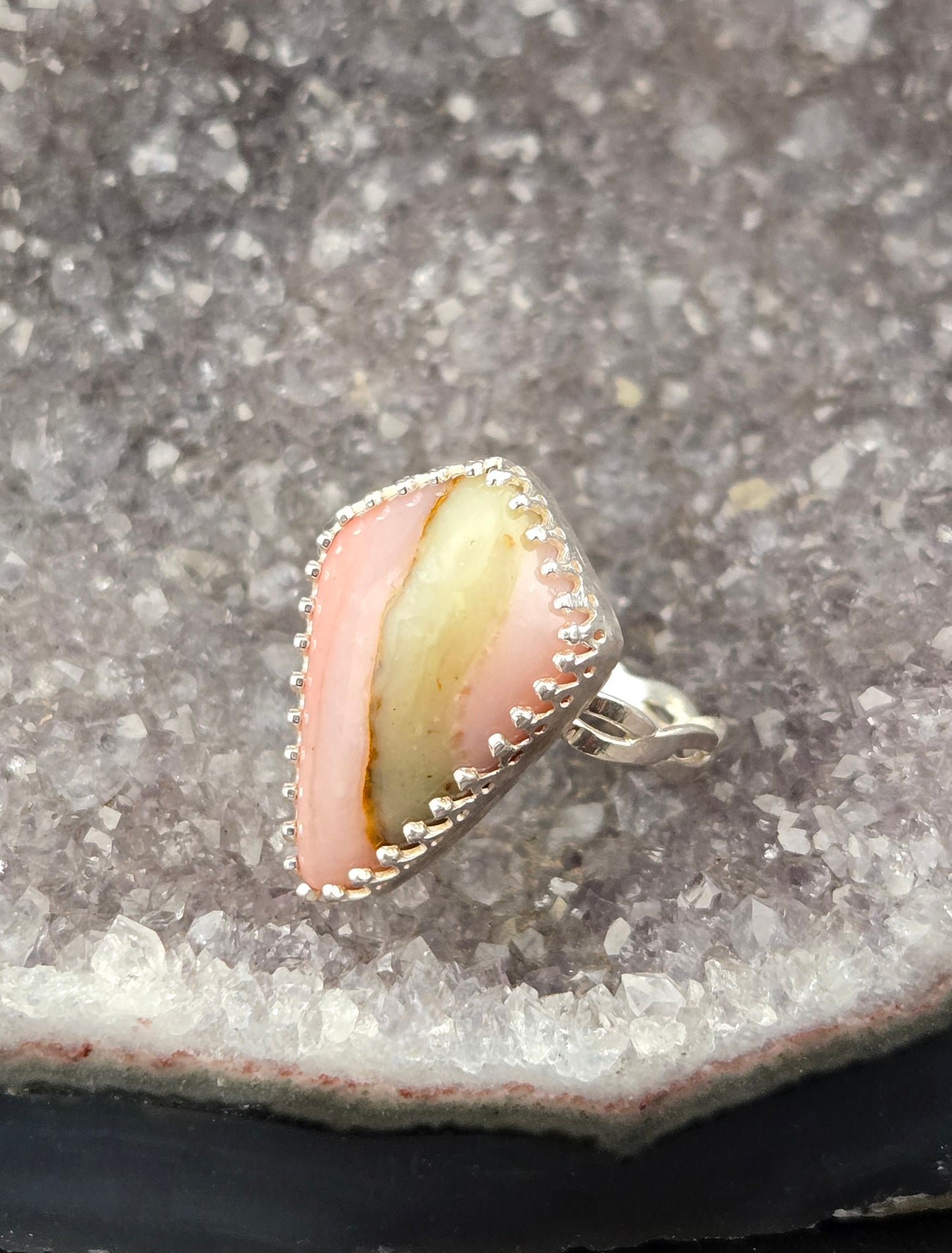 Pink Opal Ring Size 7