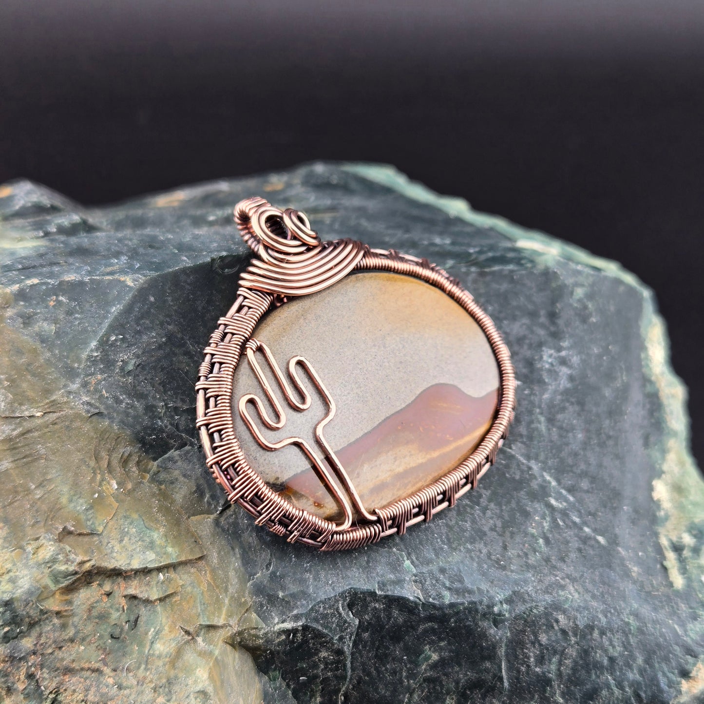 Custom Cactus Pendant