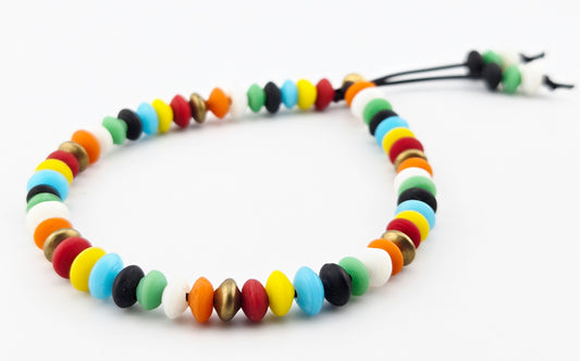 Indian Lampwork Boho Stackable Bracelet