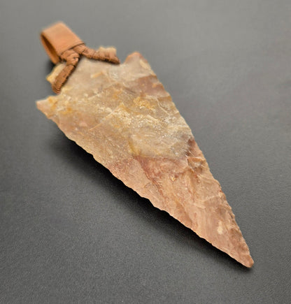 Arrowhead Pendant in Bare Copper