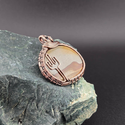 Custom Cactus Pendant