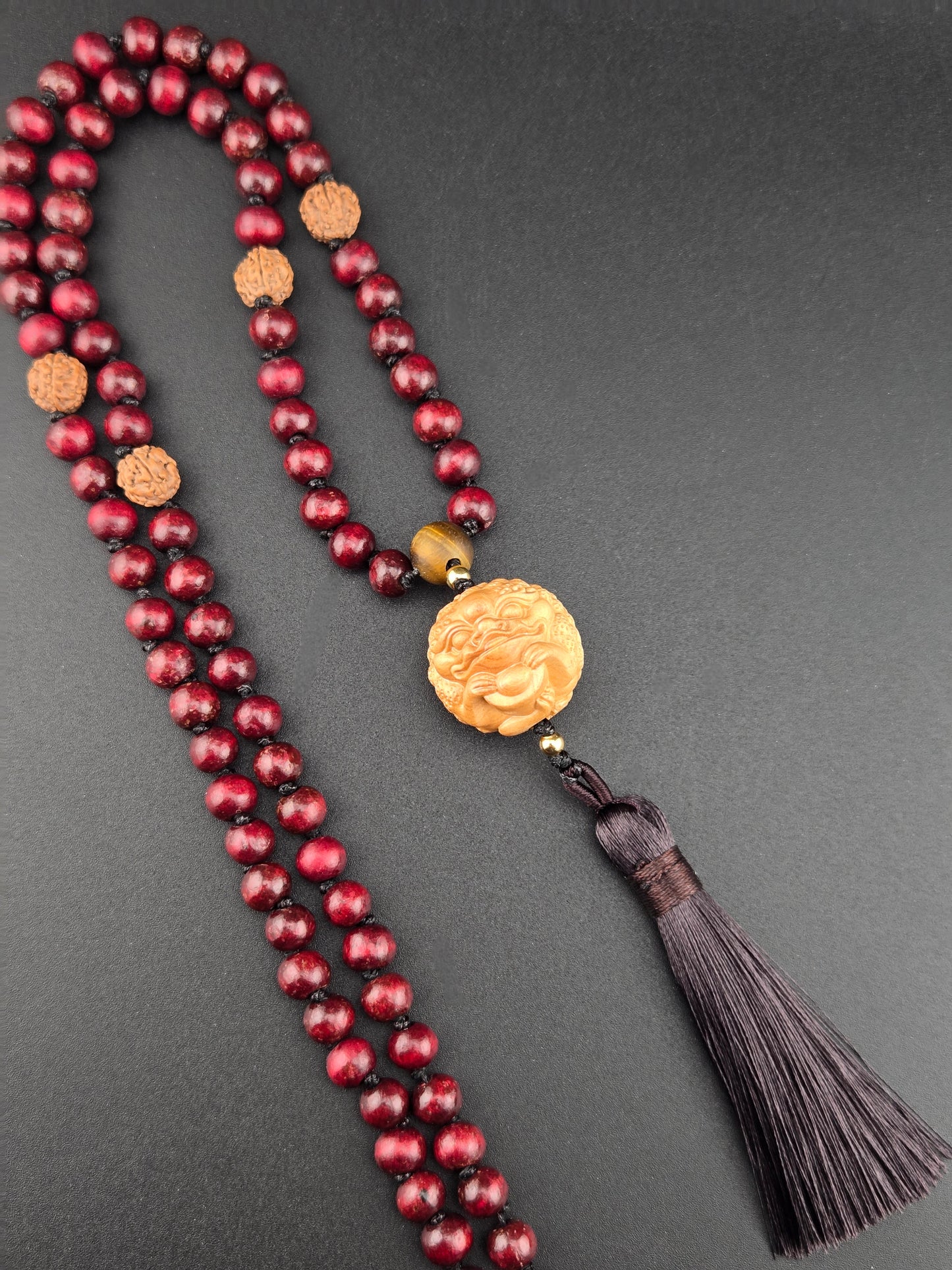 Handmade Money Toad Mala Necklace