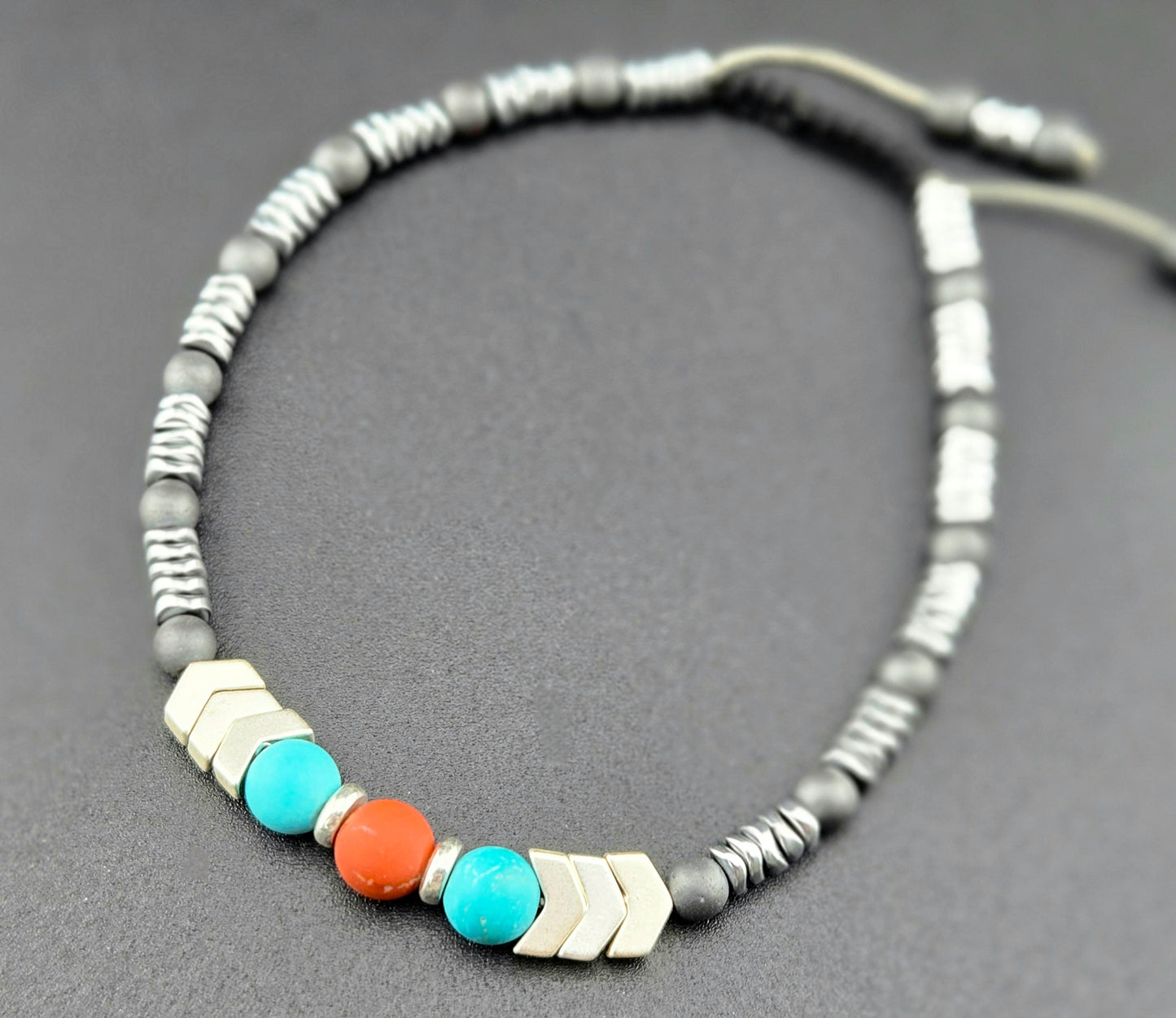 Gemstone Slip Knot Boho Stacking Bracelets