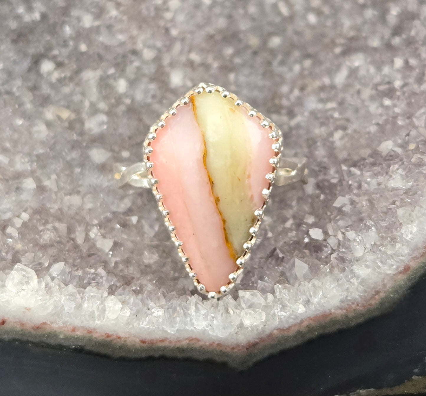 Pink Opal Ring Size 7