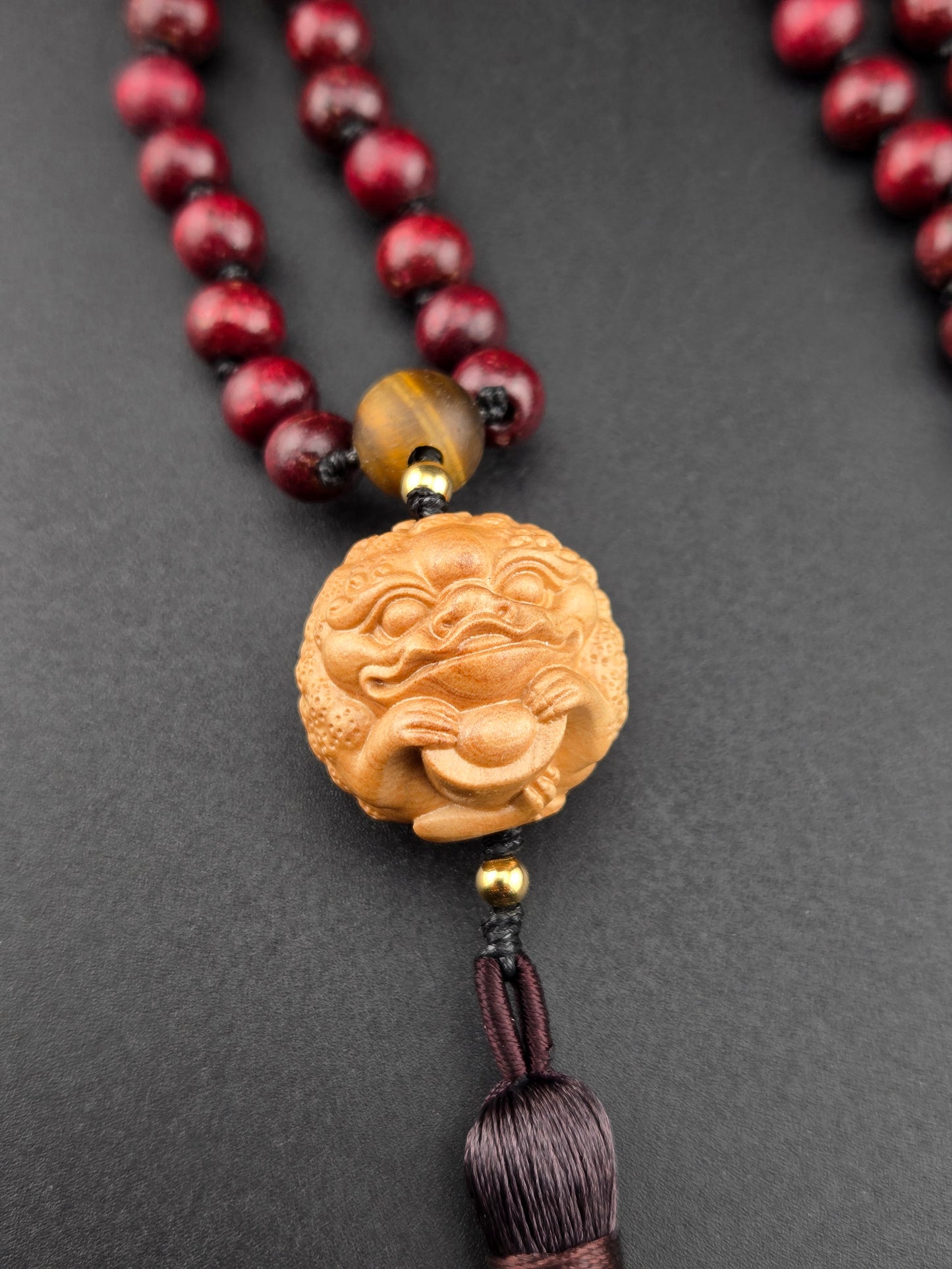 Handmade Money Toad Mala Necklace