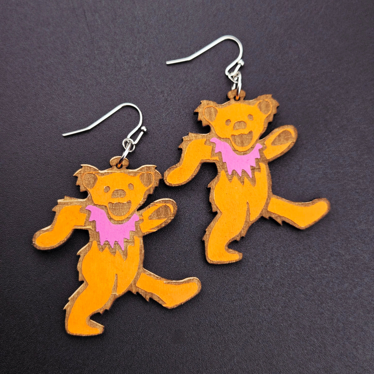 Dancing Bears (orange/pink)