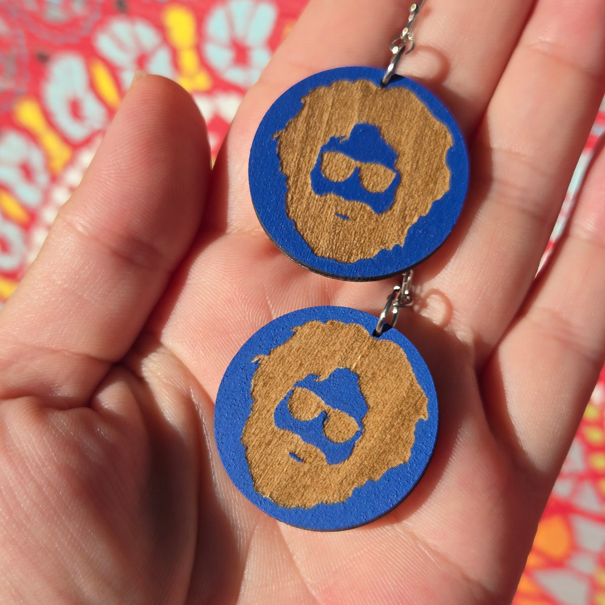 Jerry Garcia Silhouette (blue)