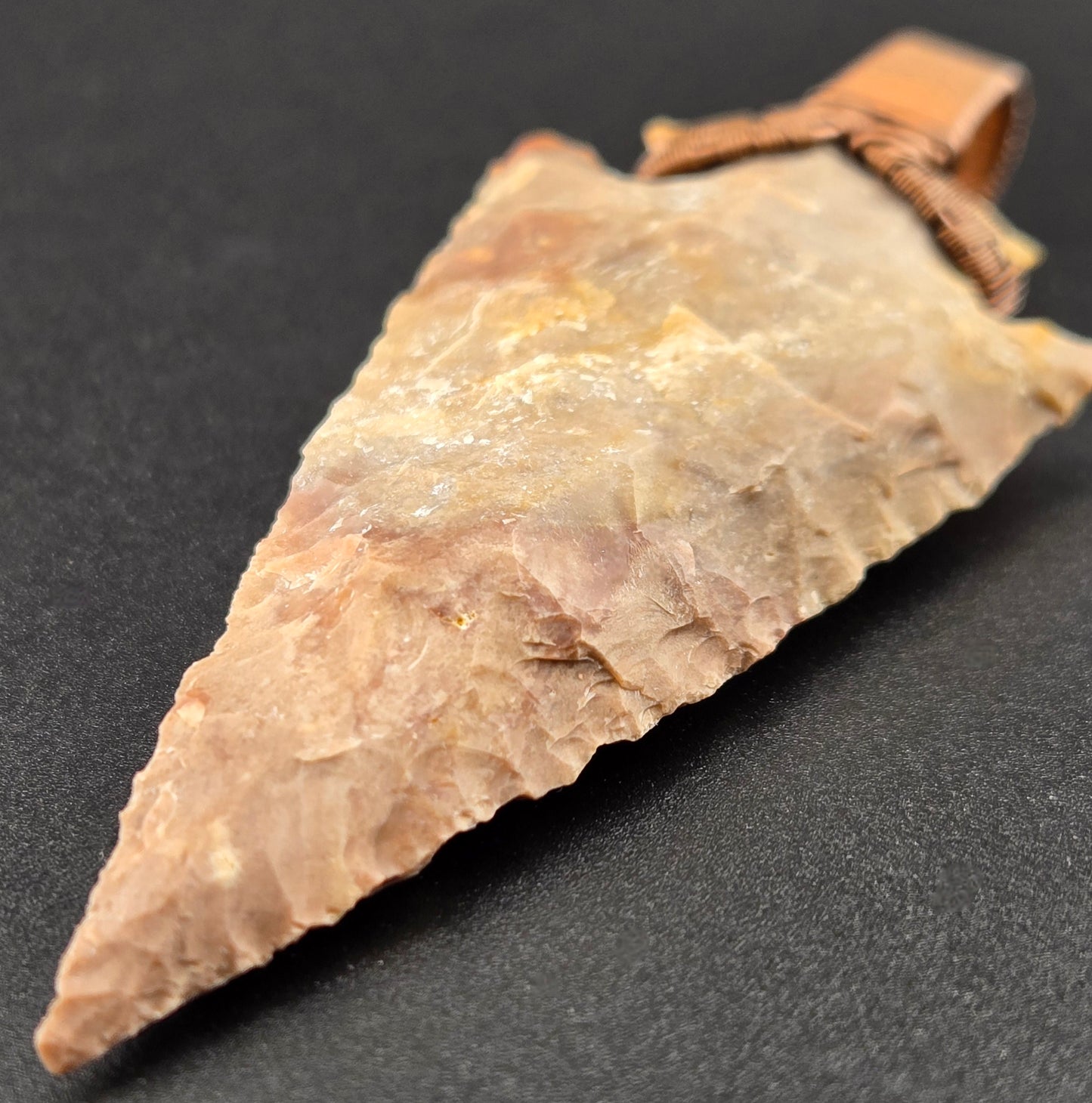 Arrowhead Pendant in Bare Copper