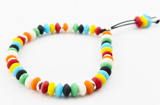 Indian Lampwork Boho Stackable Bracelet