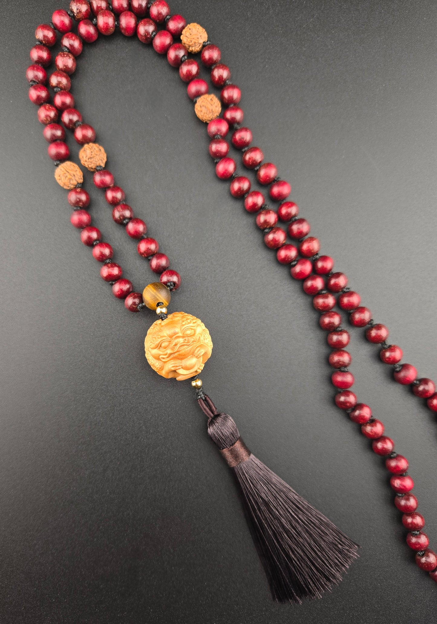 Handmade Money Toad Mala Necklace