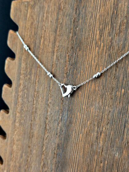 Faceted Ruby Coin Necklace