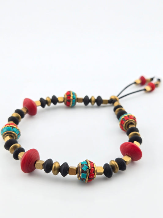 Indian Lampwork W/ Mixed Materials