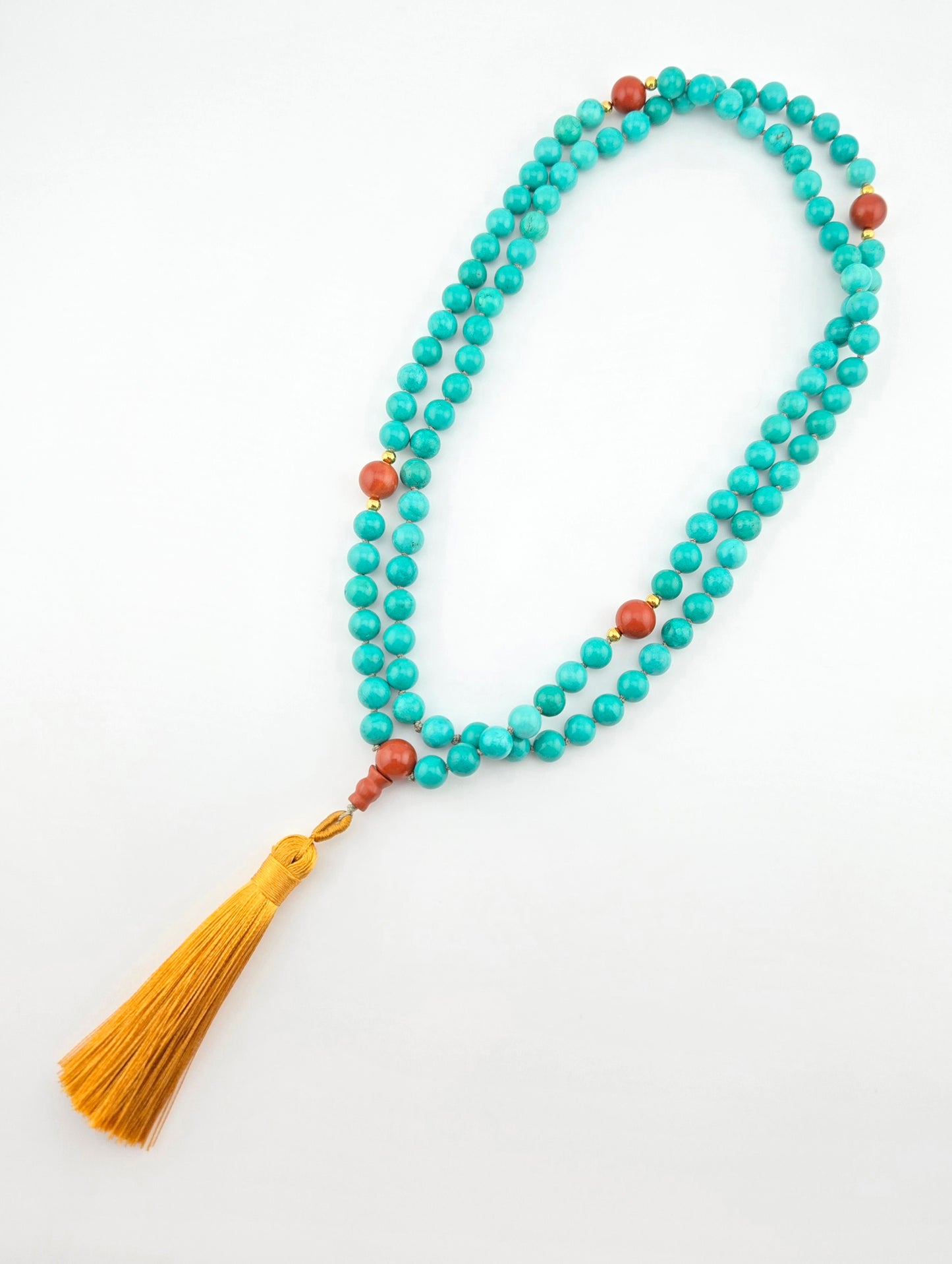 Handmade Howlite Mala Necklace