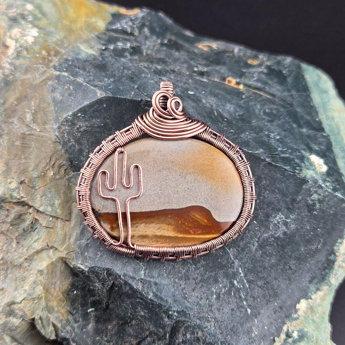 Custom Cactus Pendant