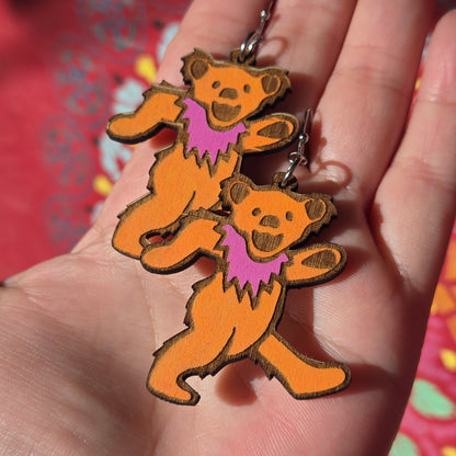 Dancing Bears (orange/pink)