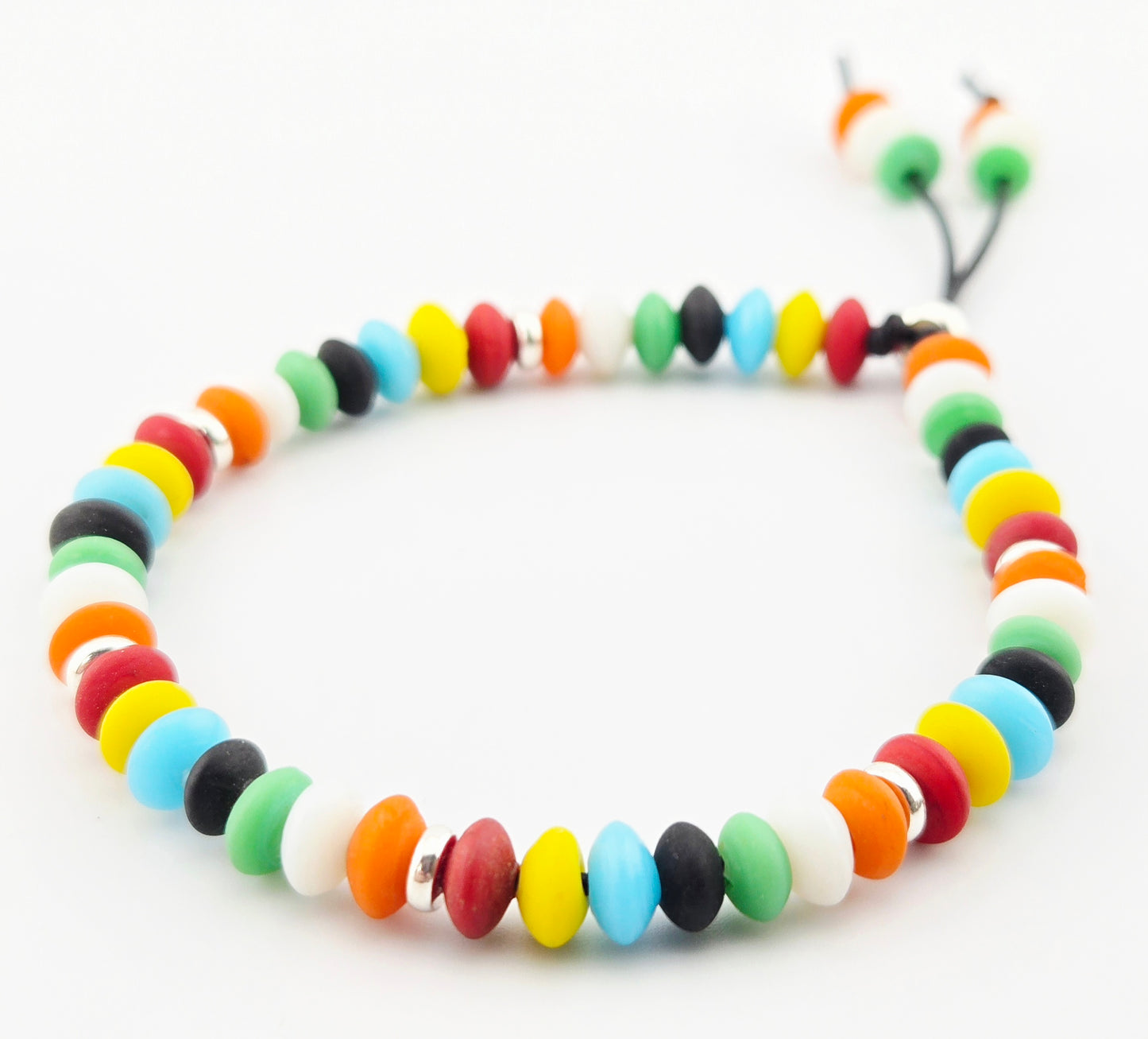 Indian Lampwork Boho Stackable Bracelet