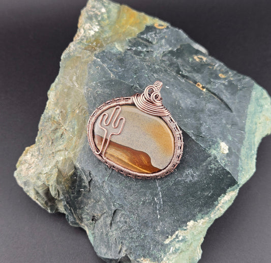 Custom Cactus Pendant