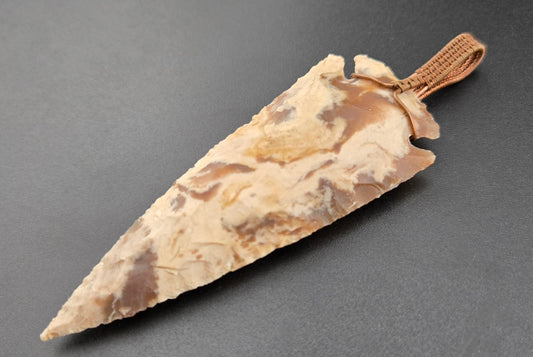 Arrowhead Pendant in Bare Copper