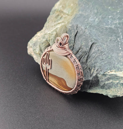 Custom Cactus Pendant